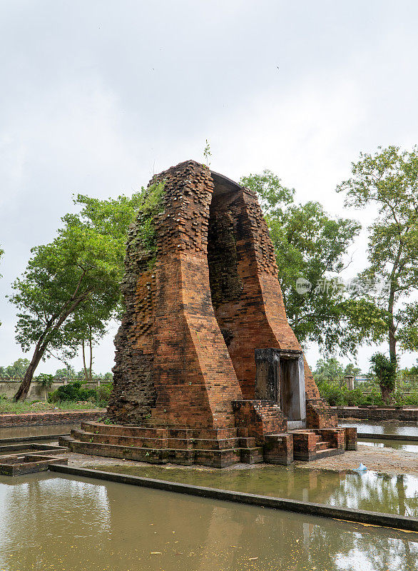 古老的占婆塔属于越南北寮省的Oc Eo文化